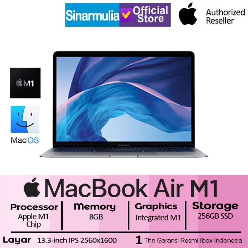Promo Apple MacBook Air 13 M1 Chip 256gb Ssd 8gb 13 Mac - Space Grey ...