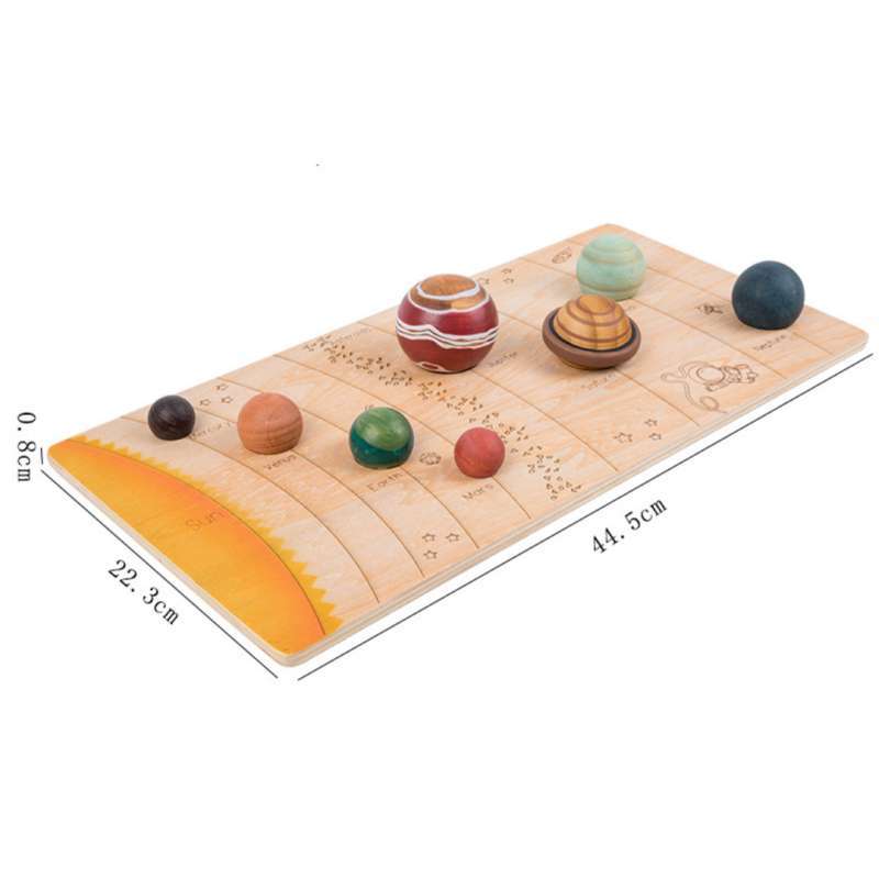 Jual Malotoys Natural Solar System Set Wooden Natural Montessori