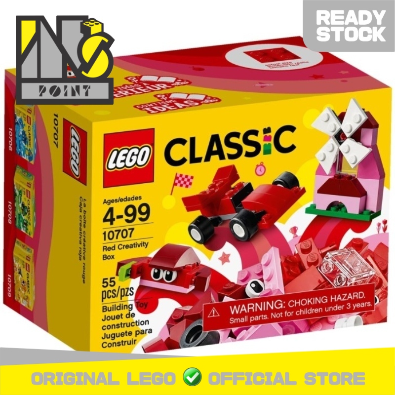 Lego red creativity box deals