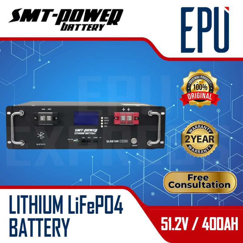 Promo Aki Lithium Smt Lifepo4 Battery 48v 100ah Baterai Lithium Aki