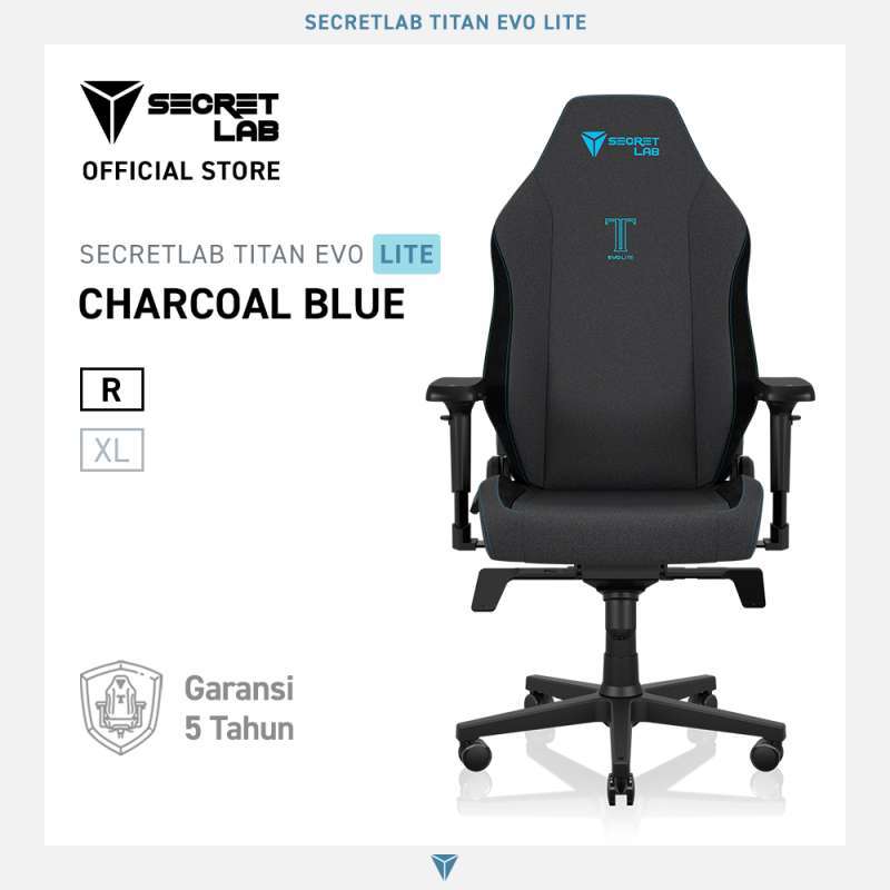 Secretlab Titan Evo Lite SoftWeave Charcoal Blue