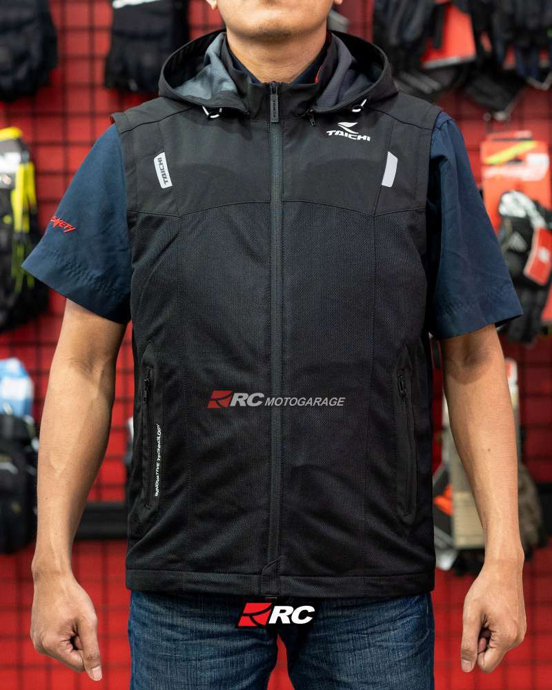 Jual Jaket Motor Taichi Rsj 337 Protection Mesh Vest Black