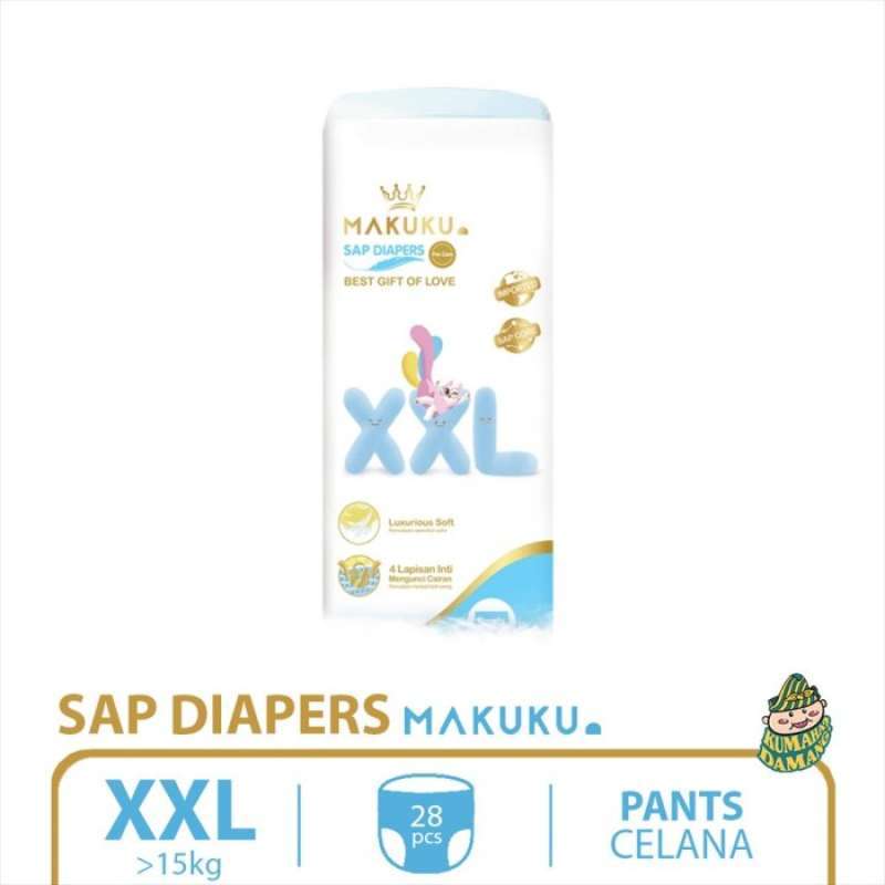Jual Makuku Sap Diapers Pro Care Pants Xxl 28 Di Seller Kumaha