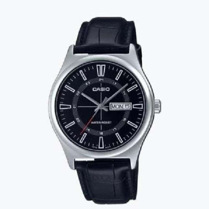 Jam Tangan Pria Casio Tali Kulit Elegan 🔥Terpercaya & Harga Terbaru ...