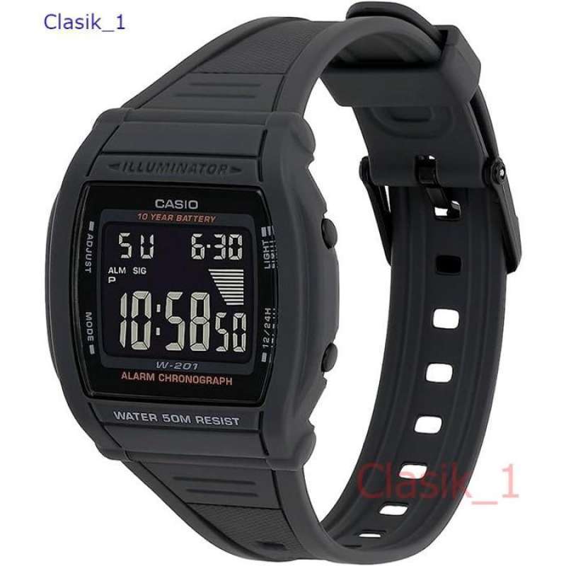 Jual Original 100%!! Casio W-201-1bvdf Jam Tangan Pria Anak
