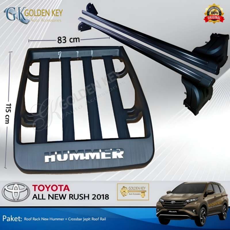 Toyota rush roof rail clearance
