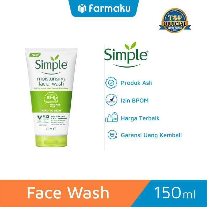 Sabun Simple Simple Kind To Skin Moisturising Facial Wash Gratis Ongkir 🏷️ Harga ...
