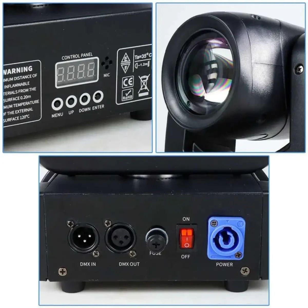 Jual Alien Lampu Proyektor Disco Sensor Suara 8 Color Dmx512 120w 220v ...