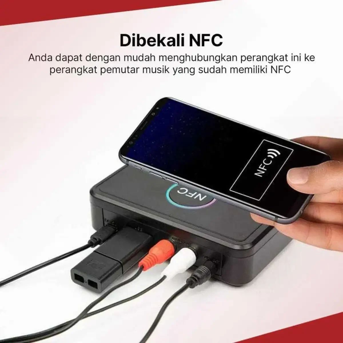 Nfc Adapter Promo Taffstudio Audio Bluetooth Receiver Adapter Nfc Rca Aux - D10 ...