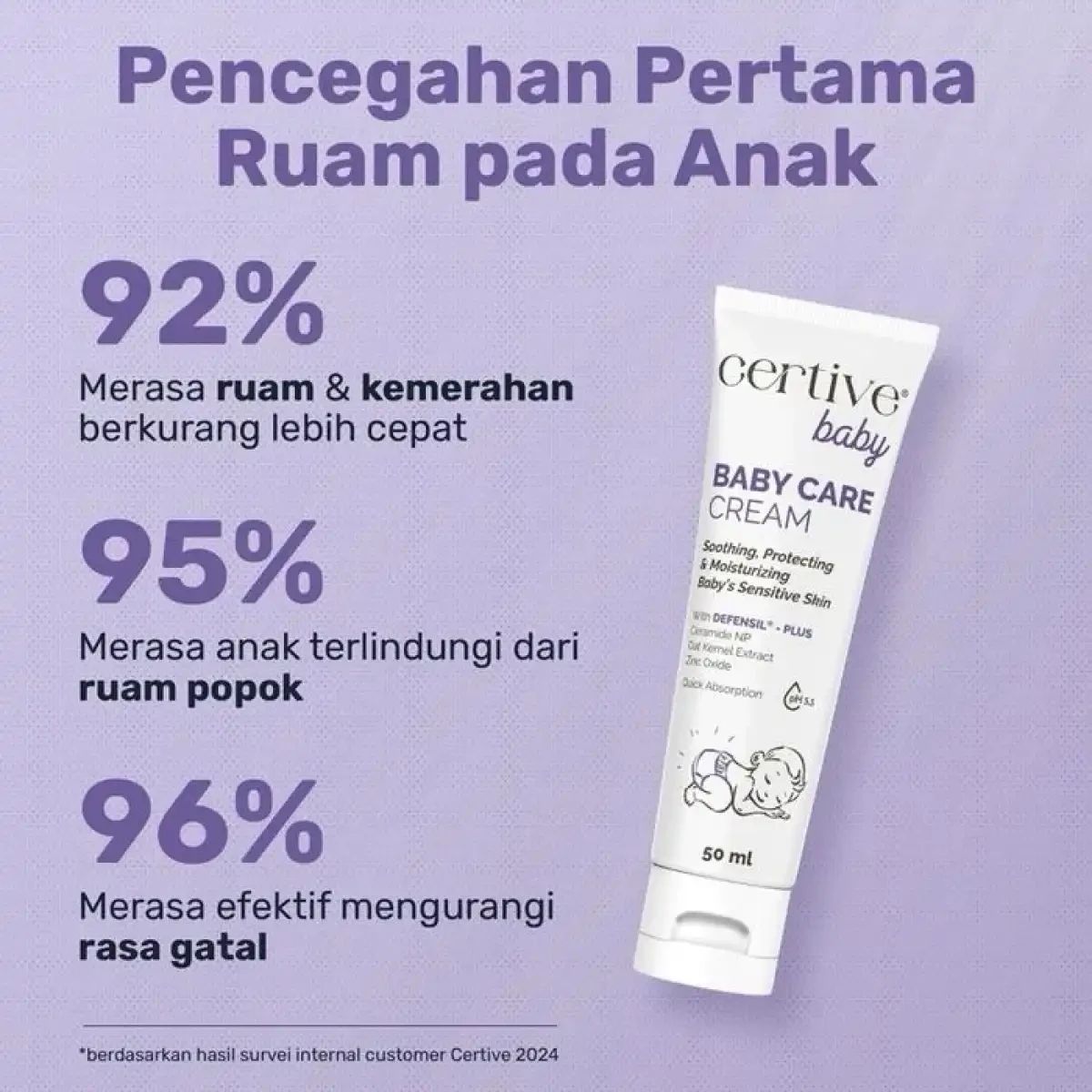 Promo Certive Baby Care Cream 50ml – Krim Ruam Popok & Pereda Gatal ...
