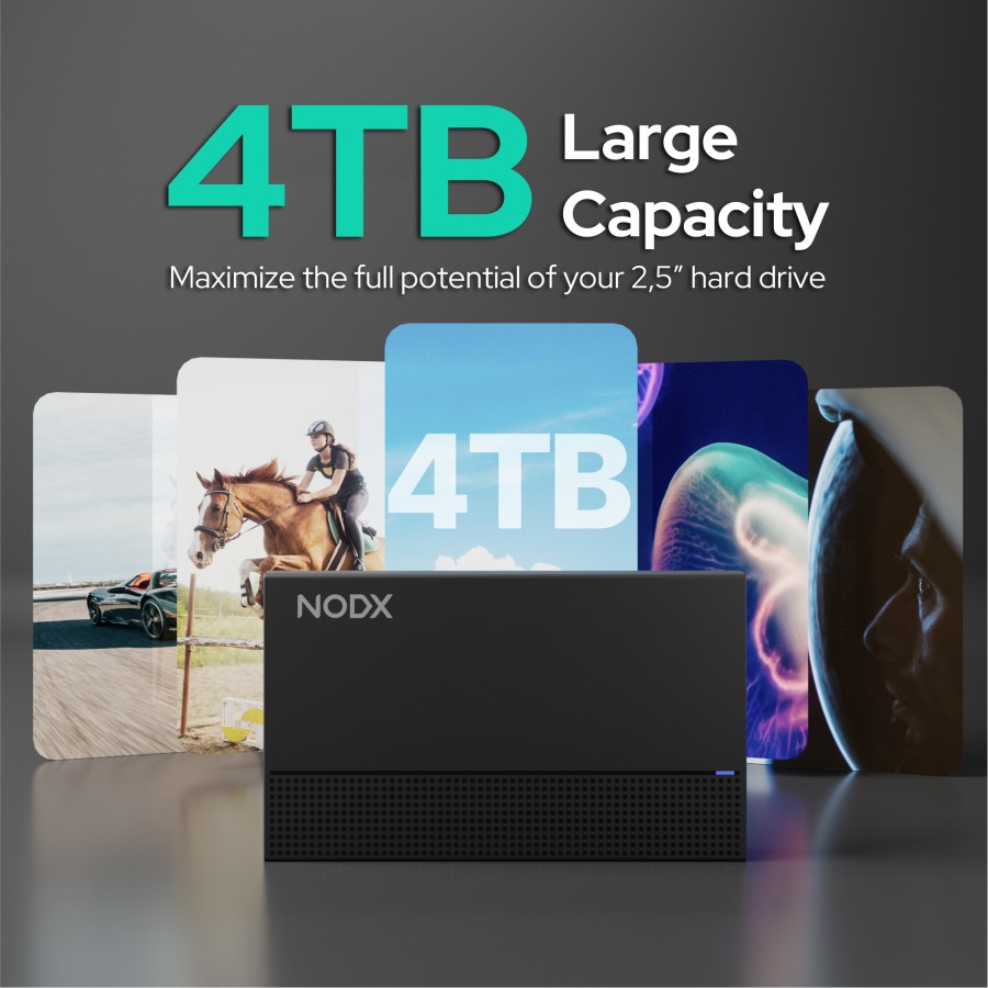 Promo nodx xpand basic sata 2 5 inch enclosure for hardisk casing