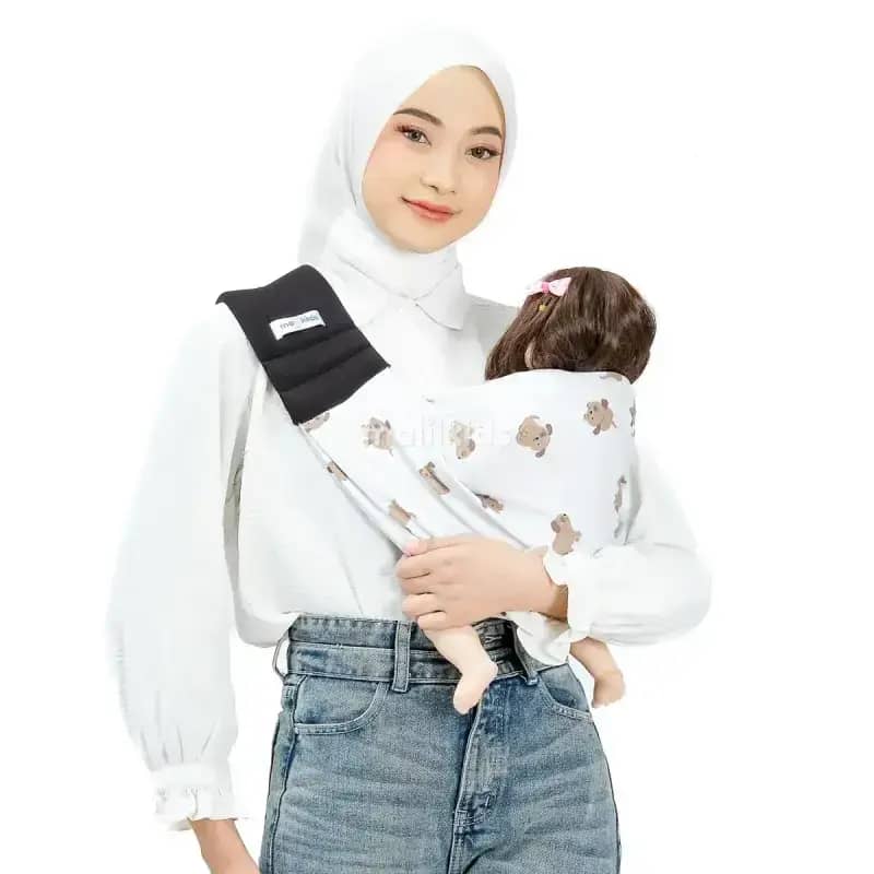 Promo Malilkids Gendongan Bayi Geos Sling Pouch Double Layer