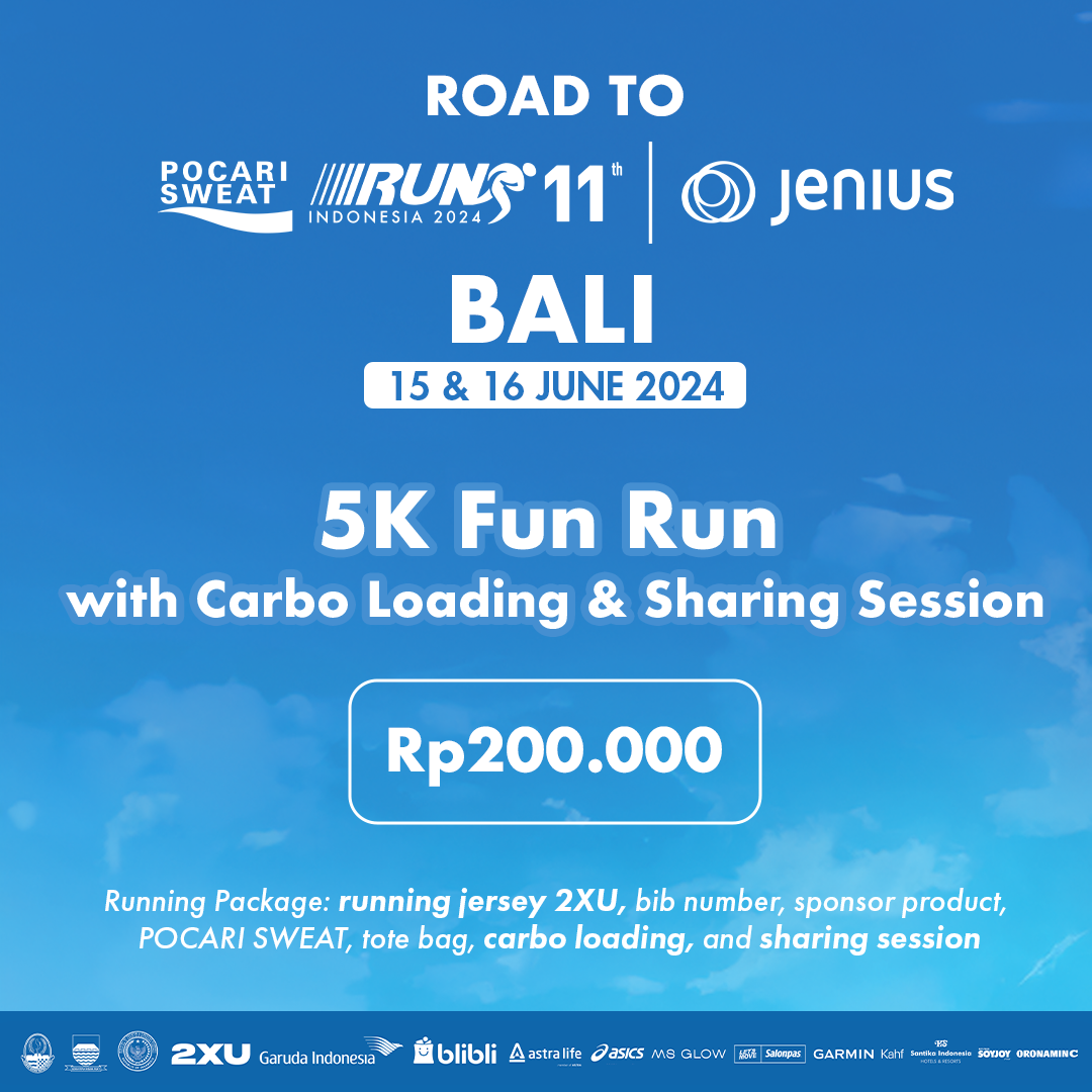 Jual Road To Pocari Sweat Run 2024 Bali Carbo Loading Size M Di