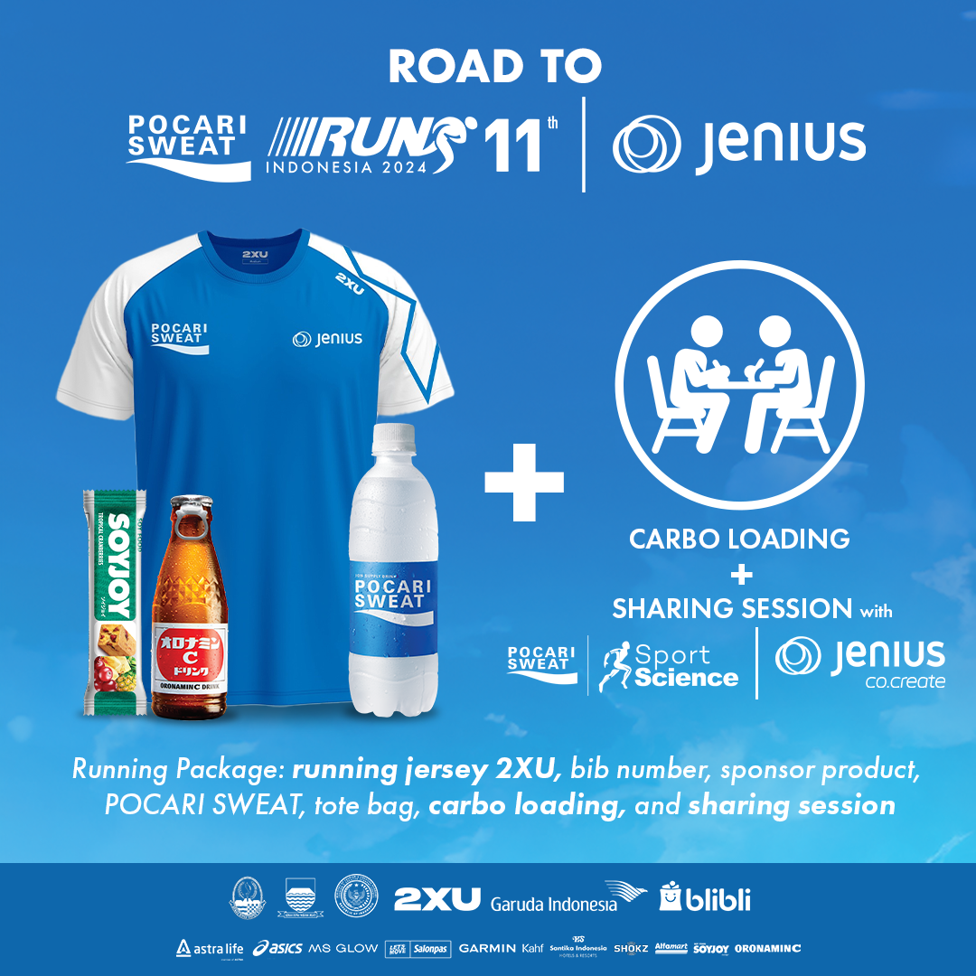 Jual Road To Pocari Sweat Run 2024 Makassar Carbo Loading Size S Di