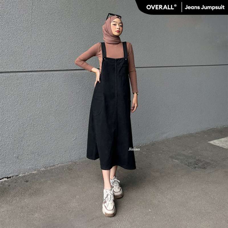Promo Jiniso Jumpsuit 002 Overall Jeans Rok Panjang Diskon 68 Di Seller Jiniso Women Official Store Kamal Muara Kota Jakarta Utara Blibli