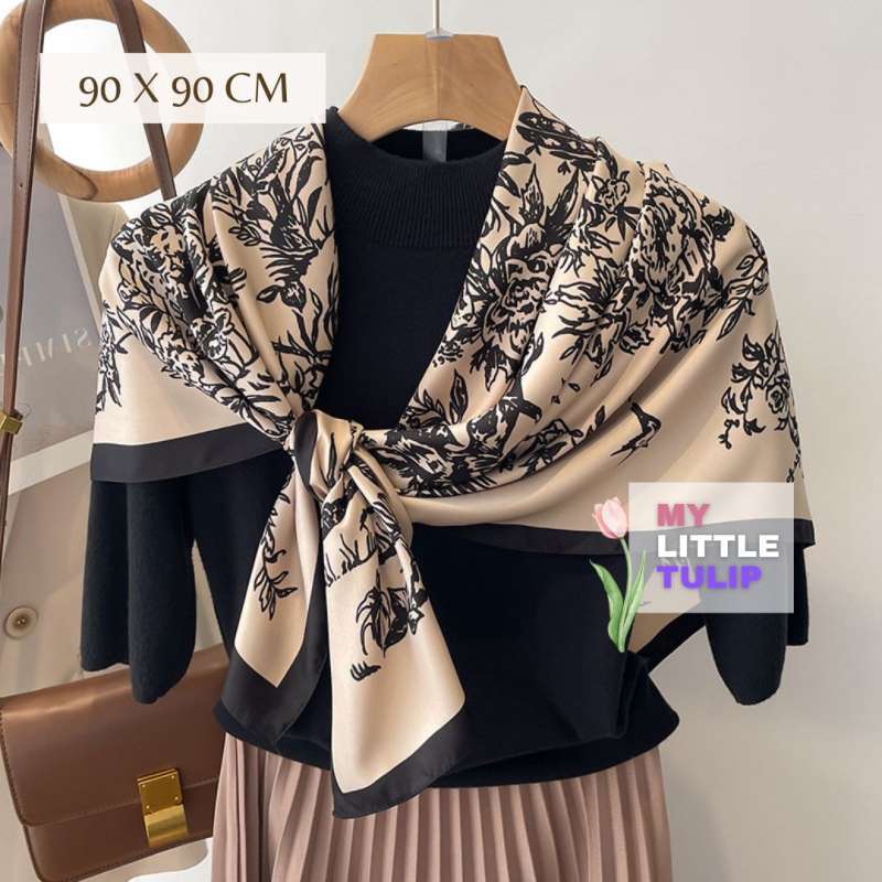 eaphi SCARF MOTIF KNIT SKIRT（eaphi scarf motif skirt