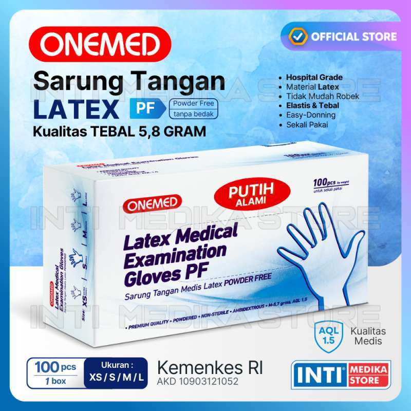 Onemed Powder Free Nitrile Exam Gloves Medical Supply Powder