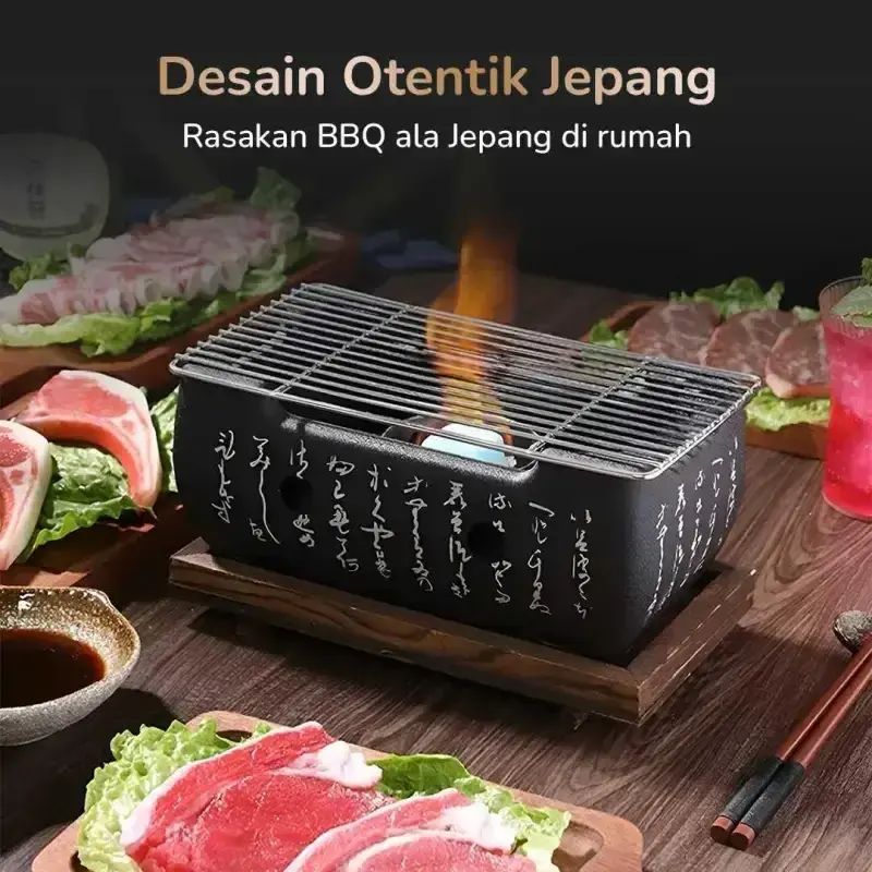 Jual Aihogard Alat Panggang Arang Portable Bbq Japanese Grill Stove ...