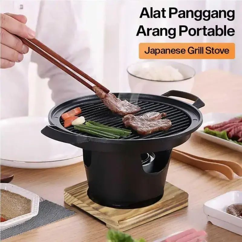 Jual Freshfind Alat Panggang Arang Portable Bbq Japanese Grill Stove ...
