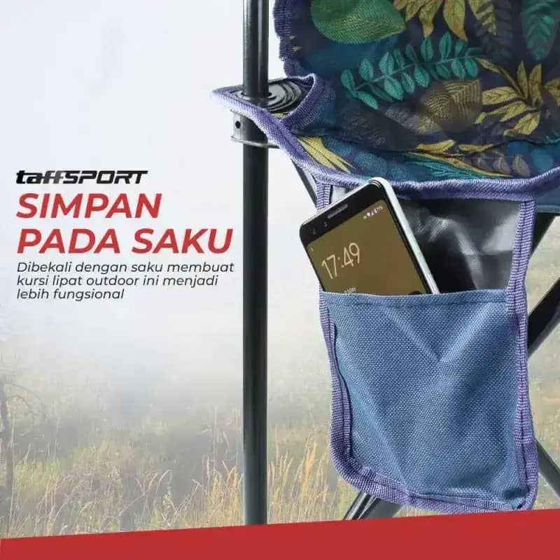 Promo Taffsport Kursi Lipat Outdoor Camping Portable Praktis Dan