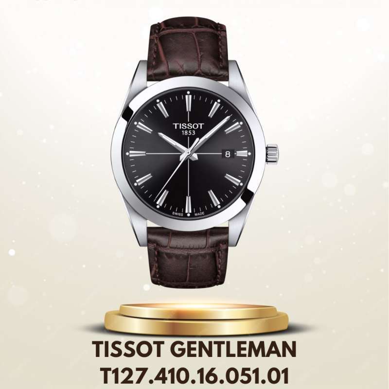 Jam Tissot Tissot Watch Leather Band Tissot Men's Stainless Steel
