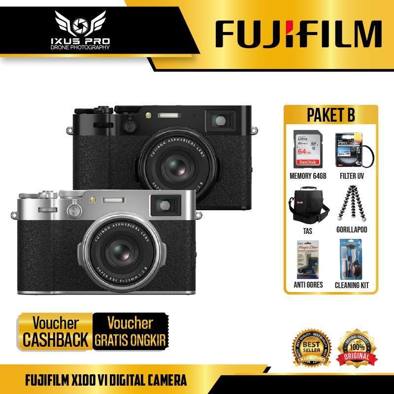 Jual Fujifilm X100vi X100 Vi Digital Camera Fujifilm X100 Vi Di Seller Ixuspro Official Store