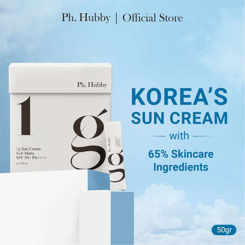 Jual Ph. Hubby Sun Cream Soft Matte 1g X 50 Pcs Sachet - Sunscreen Di ...