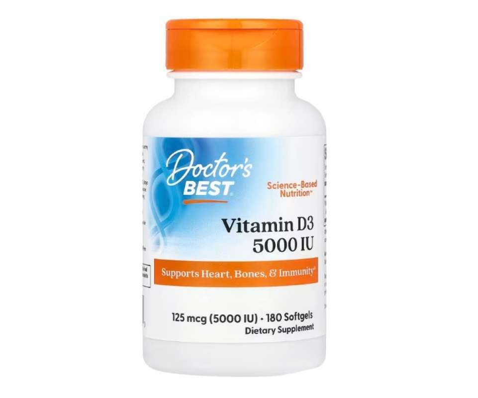 Dietary Supplement Best Vitamin D3 5000 Doctor's Best Vitamin D3