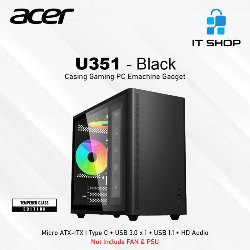 Acer Casing PC Gaming U351 Black