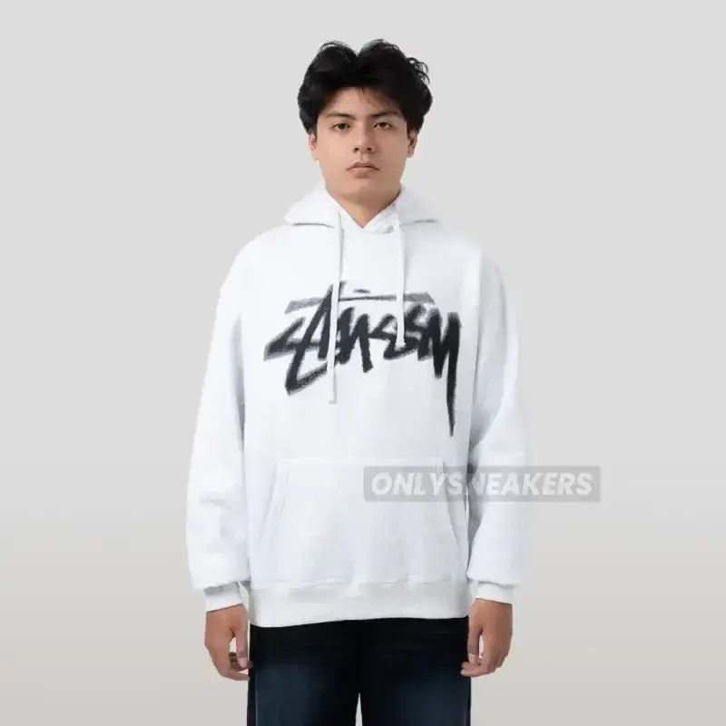 Jual Stussy Dizzy Stock Ash Heather Hoodie (100% Authentic) Di