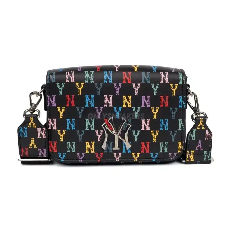 Jual Mlb New York Yankees Monogram Rainbow Hoody Bag Black Di