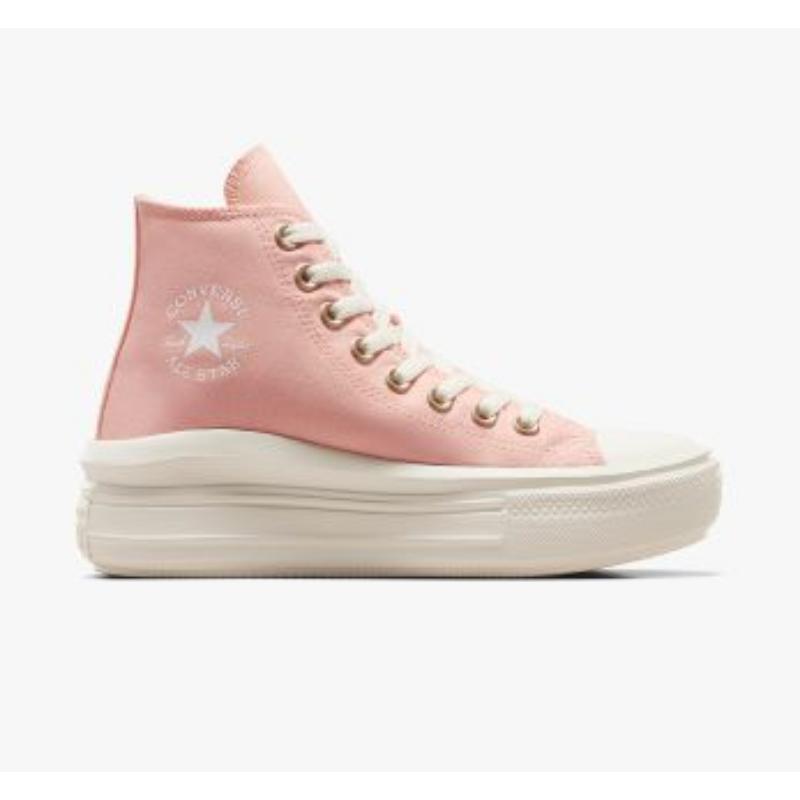 Converse Chuck Taylor All Star Move Sepatu Sneakers Wanita Soft Peach  /White/Egret [A09910C]