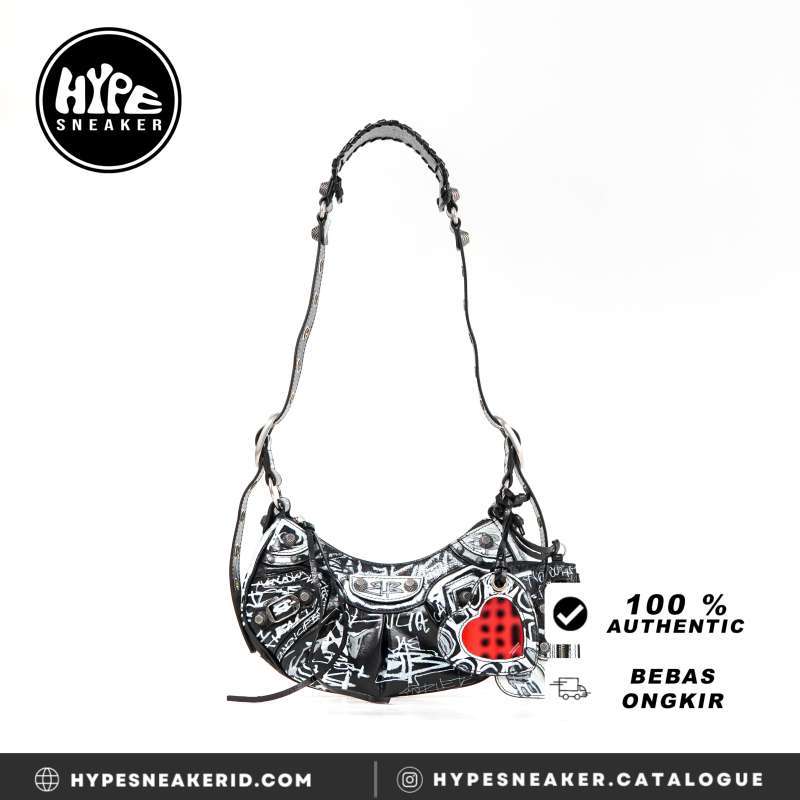 Jual Tas Balenciaga Graffiti Black Cagole Shoulder Bag 100 Original Di Seller Hypesneaker.idn Official Store Hypesneaker.id Kota Semarang Blibli
