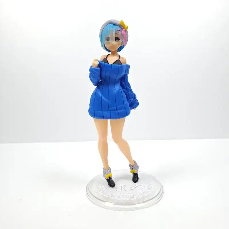 rem knit dress figure Amazon.com: Taito Re:Zero Precious Figure Rem ~Knit Dress ver. Renewal,  Multiple Colors (T83326) : Toys & Games