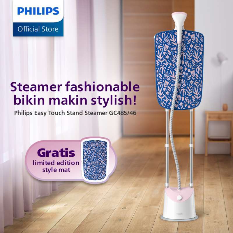 Promo Philips Stand Steamer Gc485/40 Pastel Pink Diskon 27 Di Seller