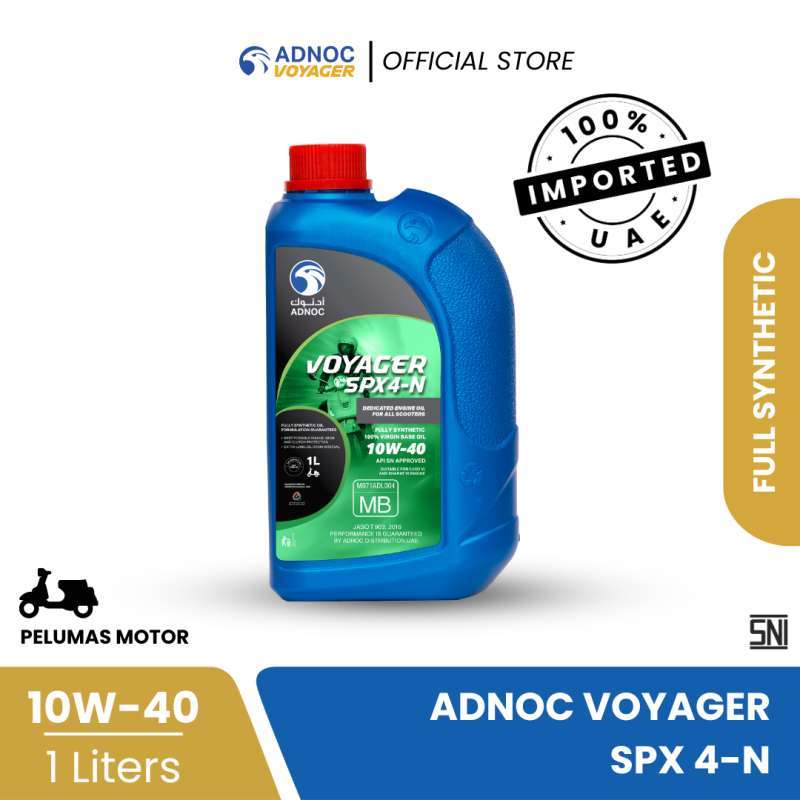 Jual Oli Motor Matic Adnoc Voyager Spx 4n 10w40 Fully Synthetic Di