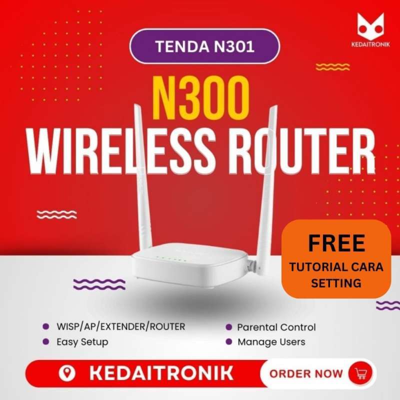 Tenda N301 in Wireless ROUTER+Access Point+EXTENDER WIFI 301 AP