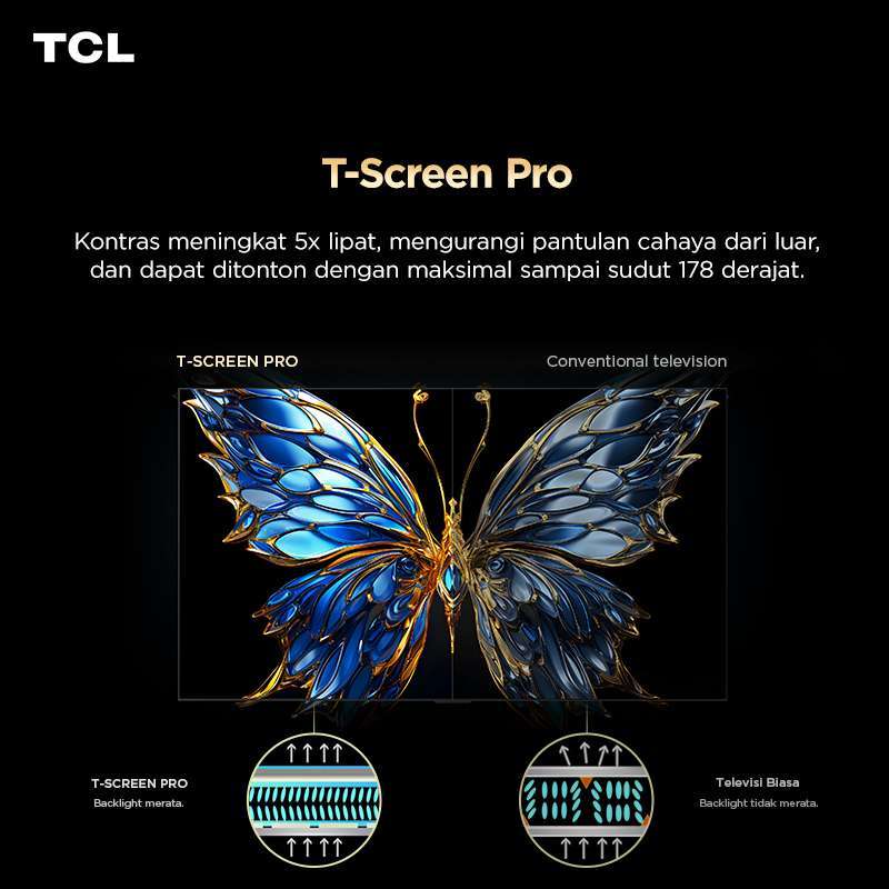 Promo Tcl 50 Inch 4k Qled Google Tv - T-screen - Dolby Vision/atmos ...