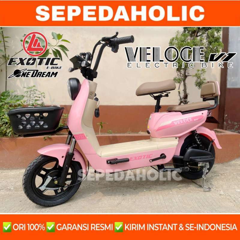 Promo Sepeda Listrik Exotic Veloce V1 By Pacific 500 Watt Electric