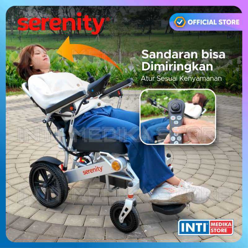 Promo Serenity - Kursi Roda Elektrik Puma Ii Remote Control + Sandaran ...