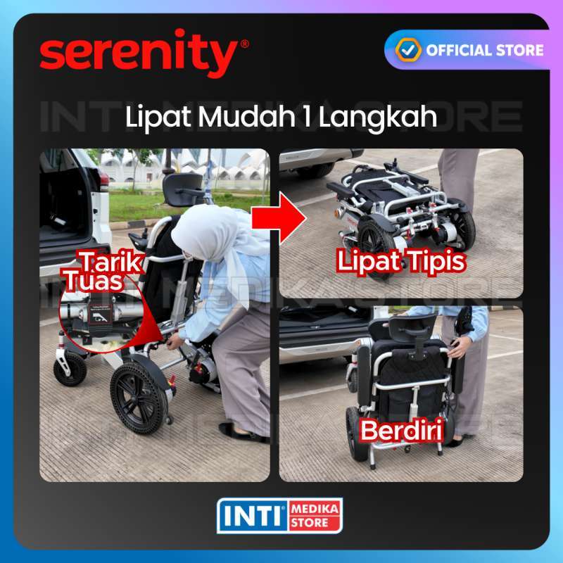 Promo Serenity - Kursi Roda Elektrik Puma Ii Remote Control + Sandaran ...