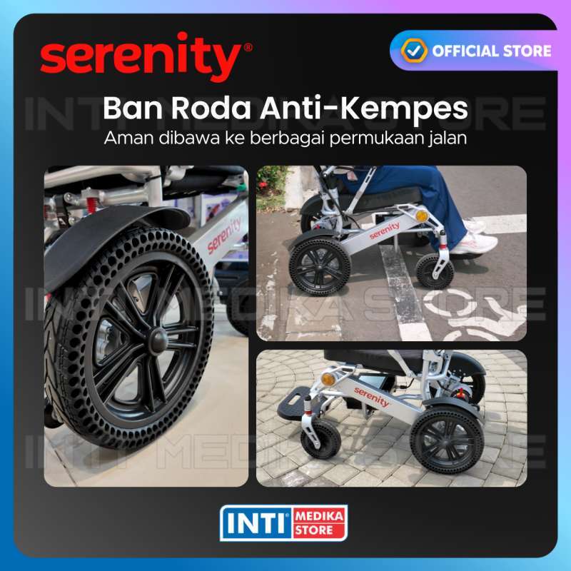 Promo Serenity - Kursi Roda Elektrik Puma Ii Remote Control + Sandaran ...