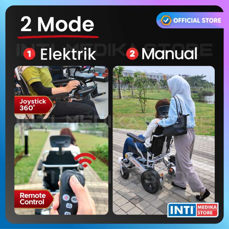 Promo Serenity - Kursi Roda Elektrik Puma Ii Remote Control + Sandaran ...
