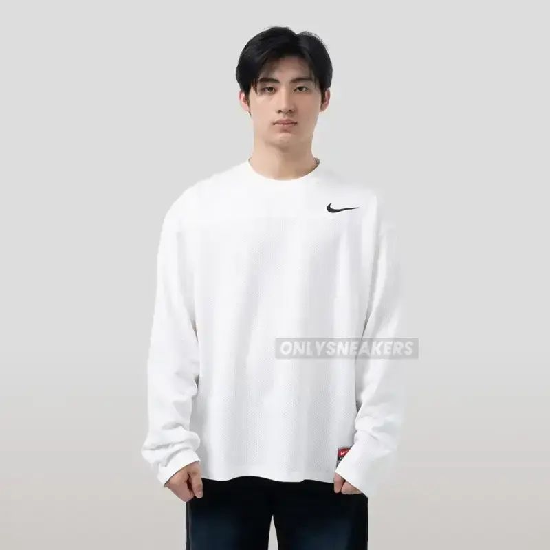 Jual Nike X Stussy Long Sleeve Top In White (100% Authentic) Di