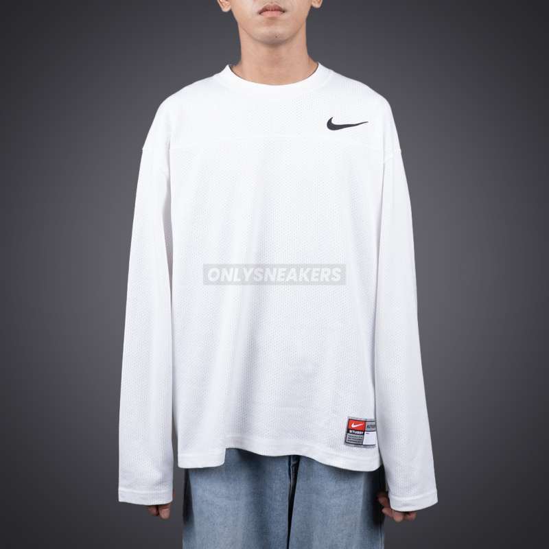 nike stussy long sleeve white