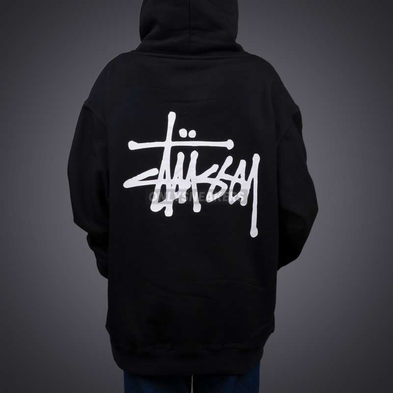 STUSSY BASIC STUSSY BLACK HOODIE (100% AUTHENTIC)
