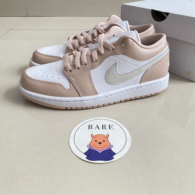 Jual Air Jordan 1 Low Crimson Tint Beige Light Bone Womens dc0774 120 Di Seller Baregoods Warehouse Asia Baru Kota Jakarta Barat Blibli