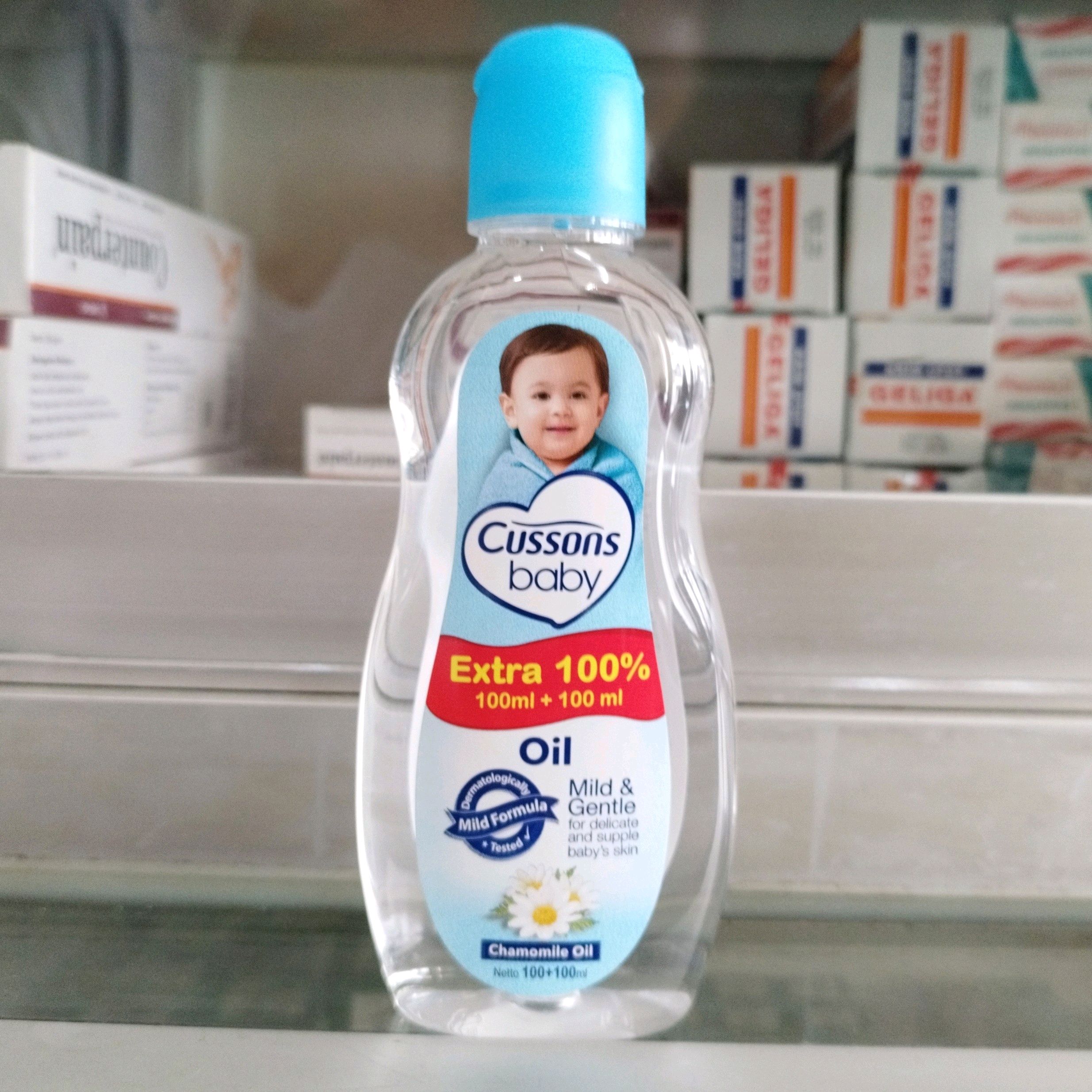 Cussons top baby oil
