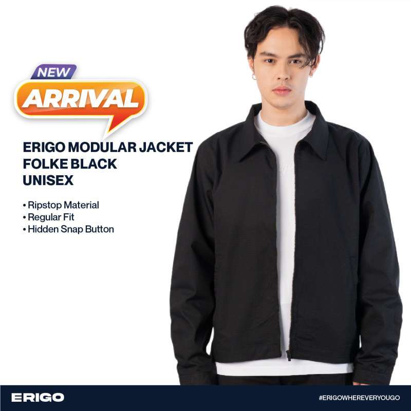 Jual Erigo Modular Jacket Folke Black Unisex Di Seller Erigo Official