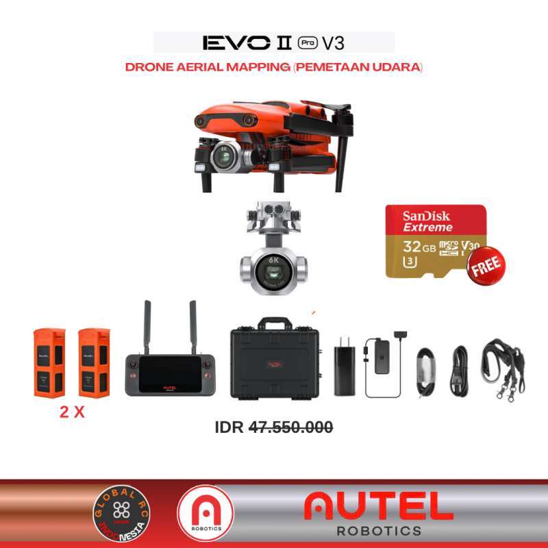 Promo Autel Evo Ii Pro V3 6k Rugged Bundle Autel Evo Pro V3